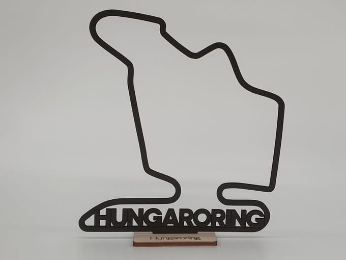 F1 Circuit Hungaroring 28x24cm natural