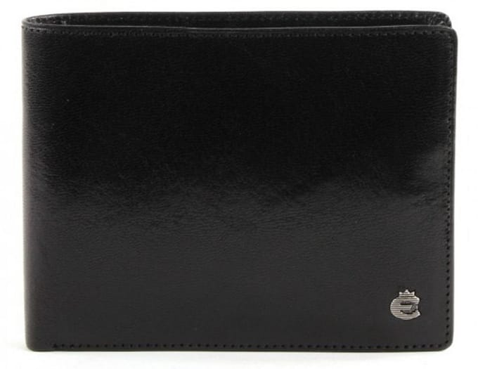Esquire Leren Portemonnee Toscana Wallet Black Zwart