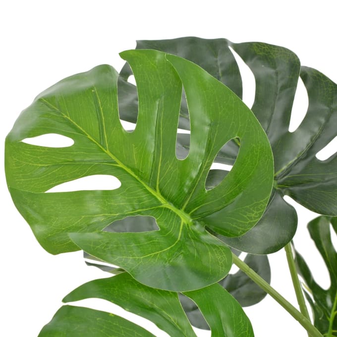 vidaXL - Kunstplant - met - pot - monstera - 100 - cm - groen