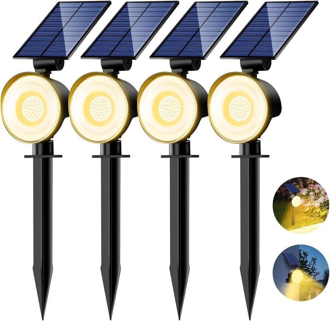 Tuinverlichting op Zonne Energie - Solar Buitenlampen - WARM WIT
