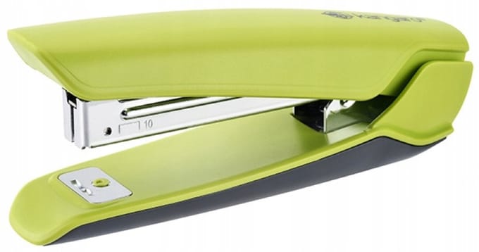 Groene Plastic Nietmachine voor 15 Vel - Kantoor Essentieel