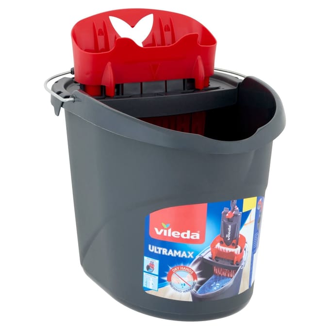 wringemmer 10l zwart/rood - vileda - 157648