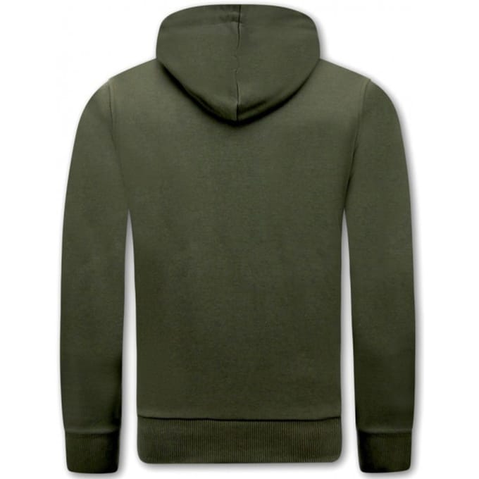 Hoodie Heren Print - We Are Anonymous - Groen