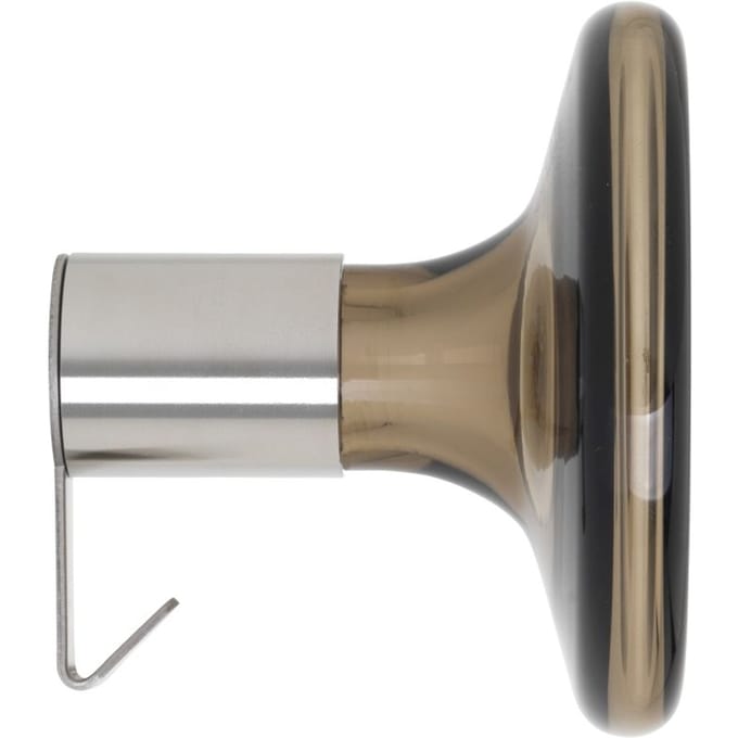 Schönbuch - Bulb Wandhaken - Rookglas - S - bruin