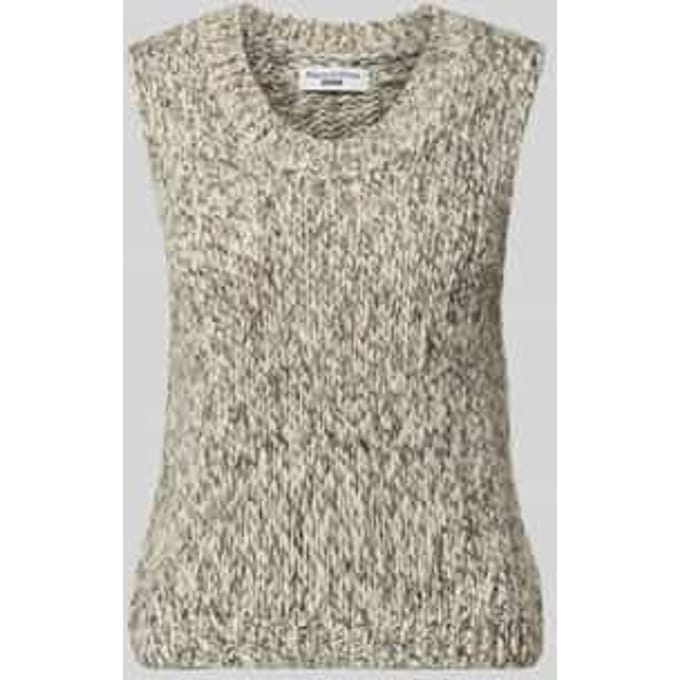 Regular fit spencer van scheerwolmix met alpaca