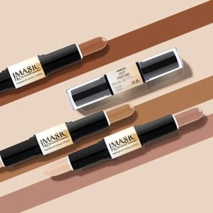 IMAGIC - Dual Head Highlight & Contour Stick - 3 Colours #01 - 4g