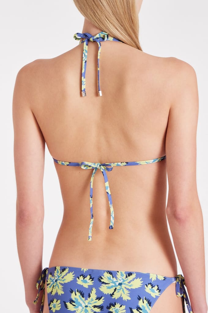 Paul Smith Wobikini Top Tri Prnt Turquoise Größe: M | Bikinis Outlet | Damen | Cyan