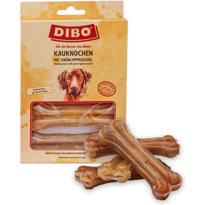 120g DIBO kauwbotten met groenlipmossel hondensnacks