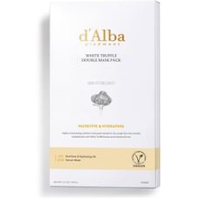 d'Alba White Truffle Double Fresh Mask Pack voor voeding en hydratatie 32,5 g (5 opties) 16PCS