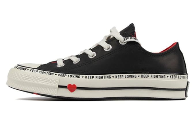 Chuck 70 Wmns Converse Basse 'Graphique Amour - Noir' Femme 563473C 37.5 black