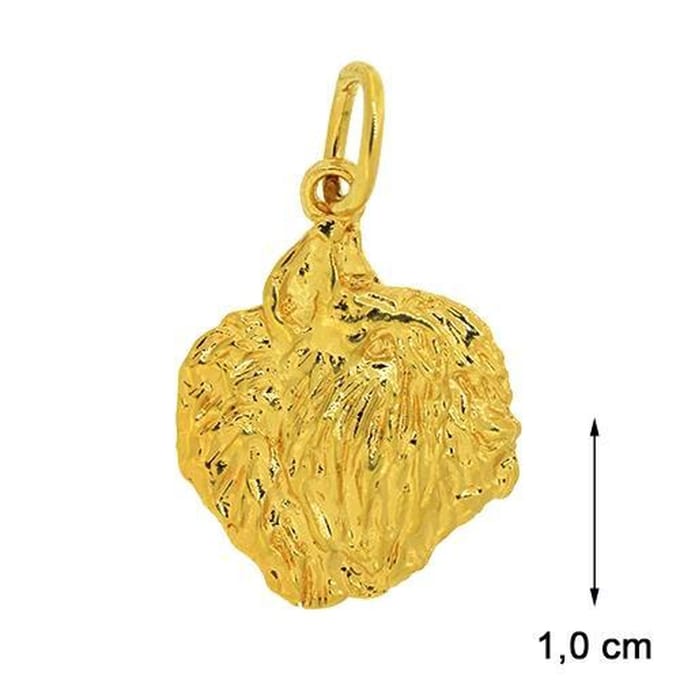 Blinx Jewels Vergulden Hanger Vlaamse Koehond