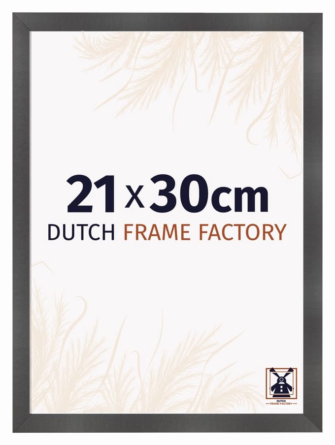 Fotolijst 21x30 cm - MDF - Zwart Mat - Praag