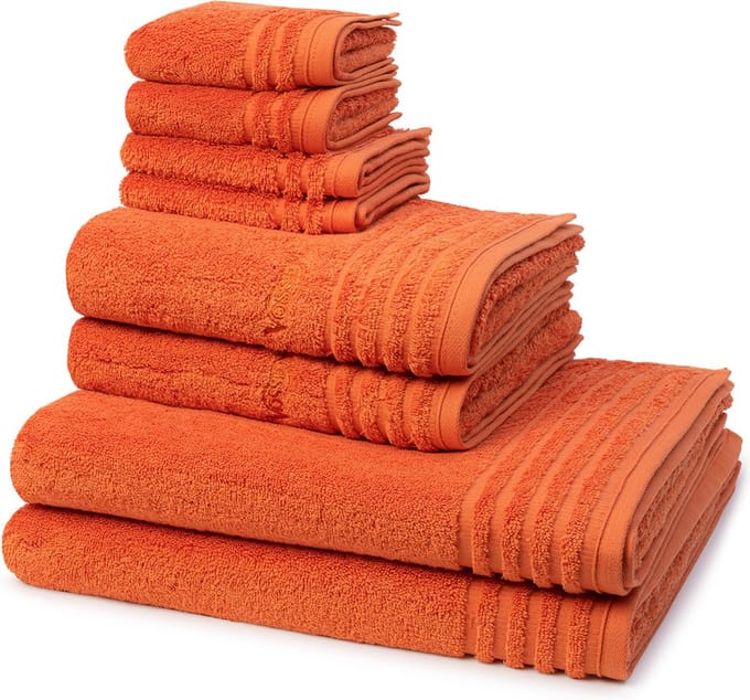 Vossen 2 X zeep- 2 X gast- 2 X douche- 2 X handdoek in een set Vienna Style Supersoft