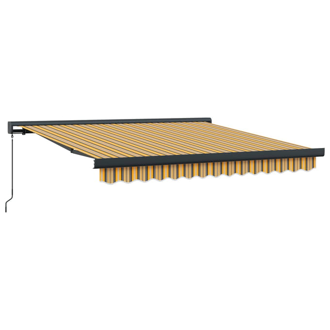 vidaXL - Uitschuifbare - luifel - Meerkleurig - 300 - x - 250 - cm