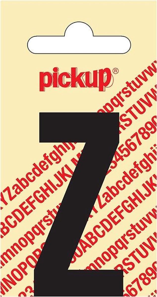 Pickup plakletter Nobel 60 mm zwart Z - 31002060Z