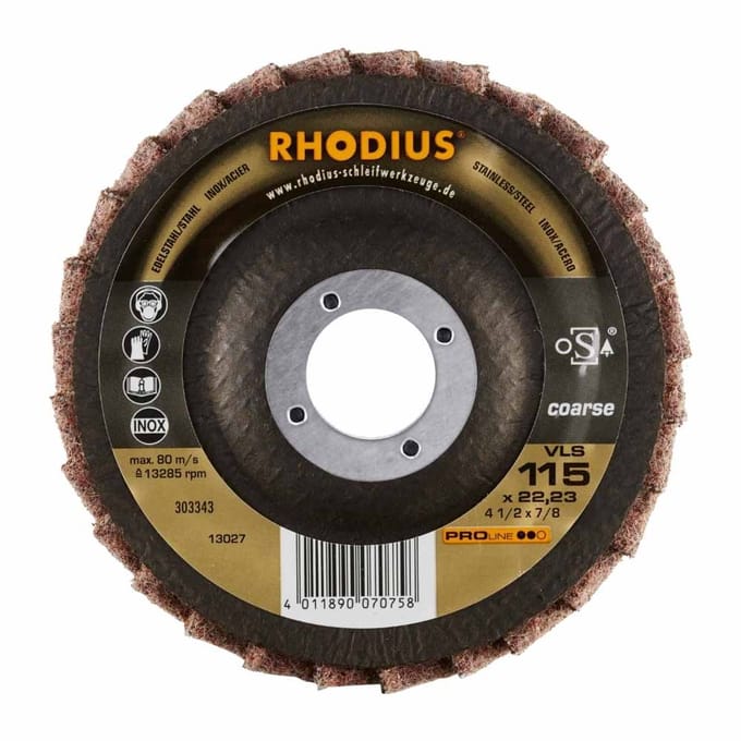 Rhodius 303343 VLS Lamellenschijf RVS, Staal, Non-ferrometaal 10 stuk(s)