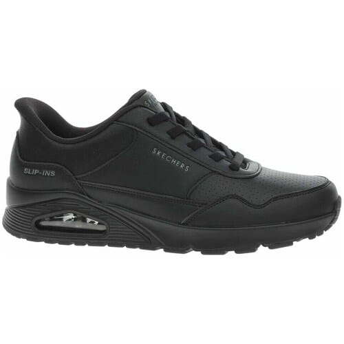 Skechers Skechers Slip-ins Uno Instappers zwart Leer