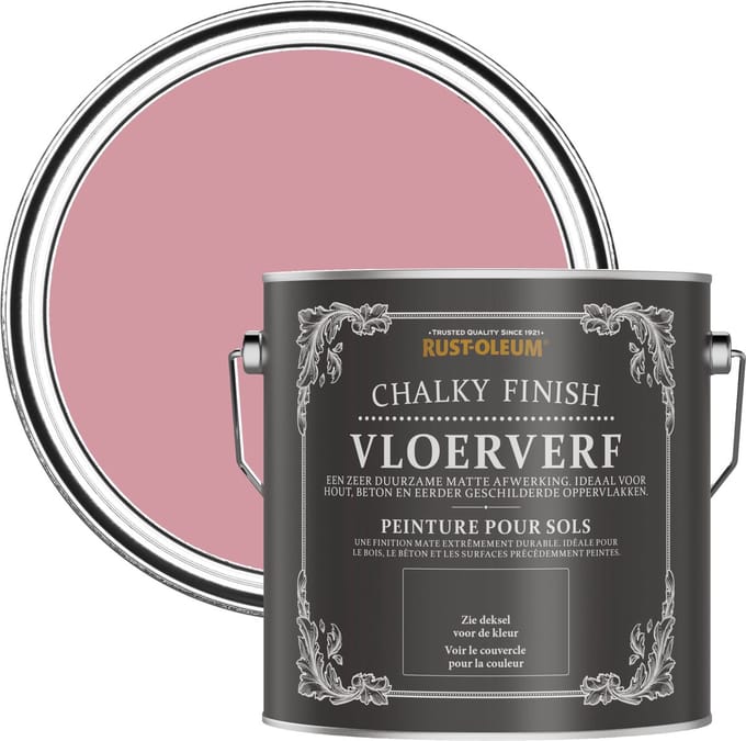 Rust-Oleum Roze Vloerverf - Oudroze 2,5L
