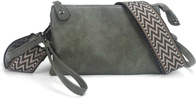 Dark green New York schoudertasje - OLT9613