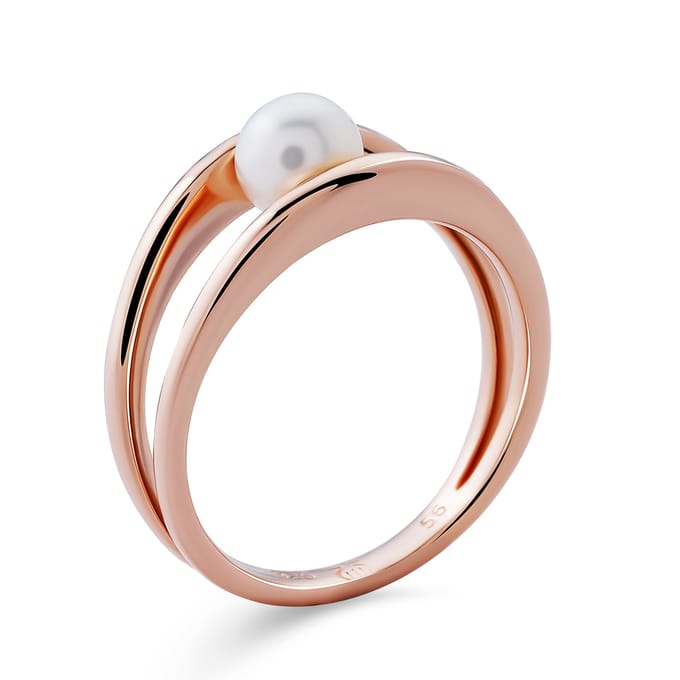Orphelia Dames 925 Sterling Zilveren Ring - Roze ZR-7509