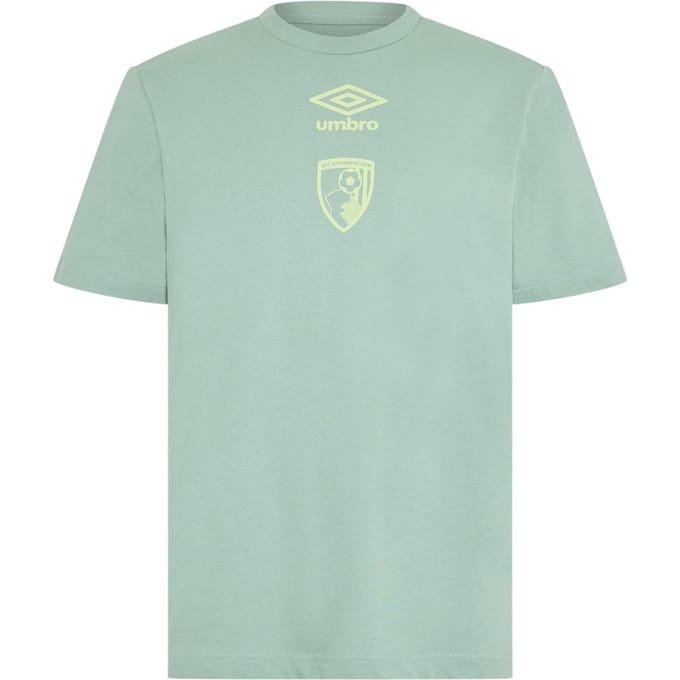 Umbro Heren AFC Bournemouth T-Shirt (Groen Baai)