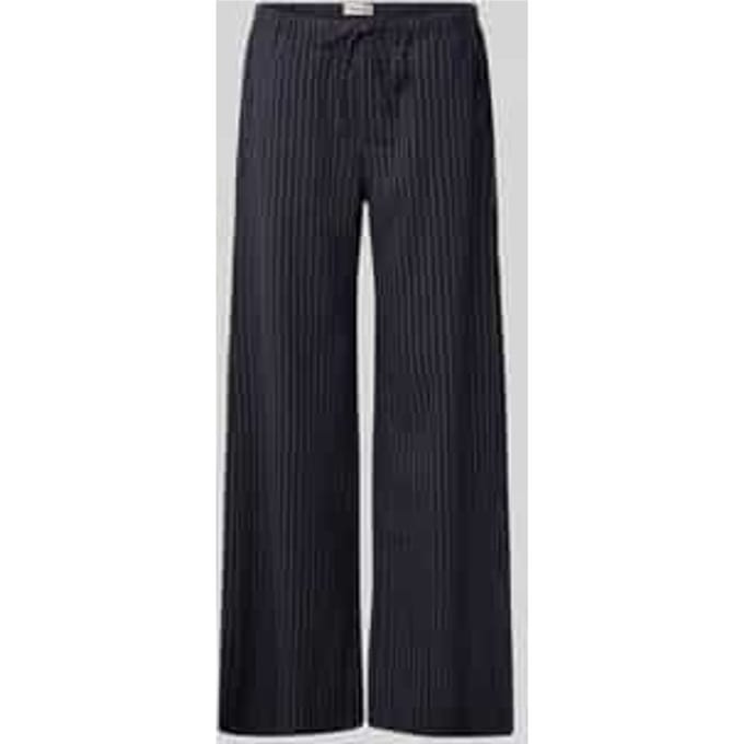 wide fit broek met elastische band