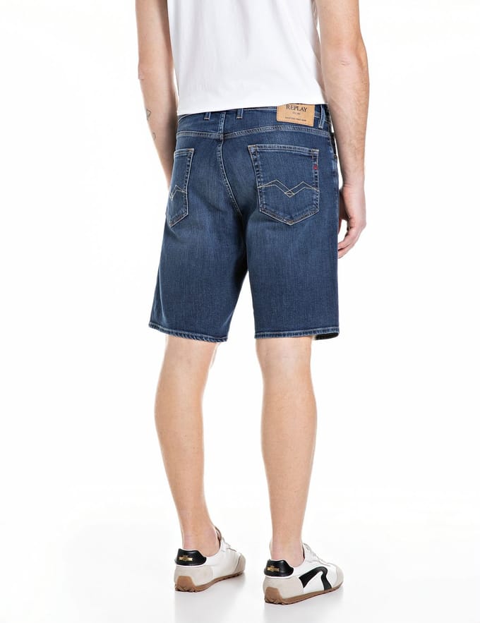 Replay Jeans Short Grover Straight Fit Medium Blue (M1072 685 192 - 009)