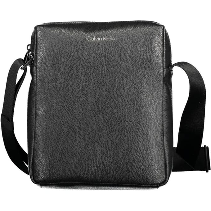 Calvin Klein Nero Polyester Heren Schoudertas