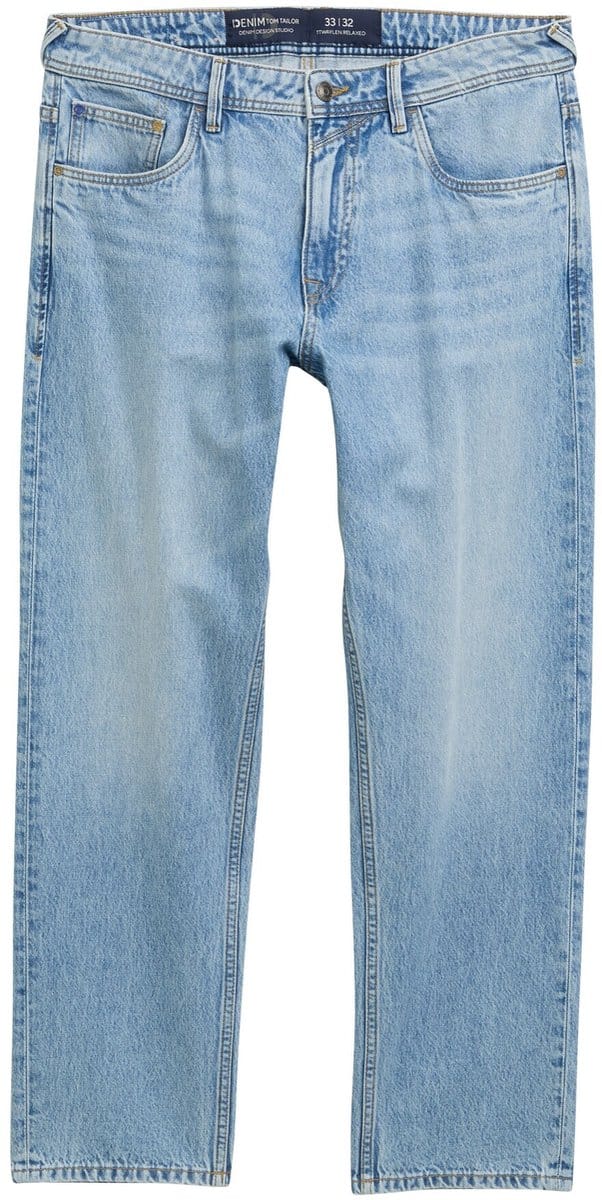 Tom Tailor Denim - TTWAYLEN RELAXED-jeans - Maat 28/32 - Used Light Stone Blue Denim