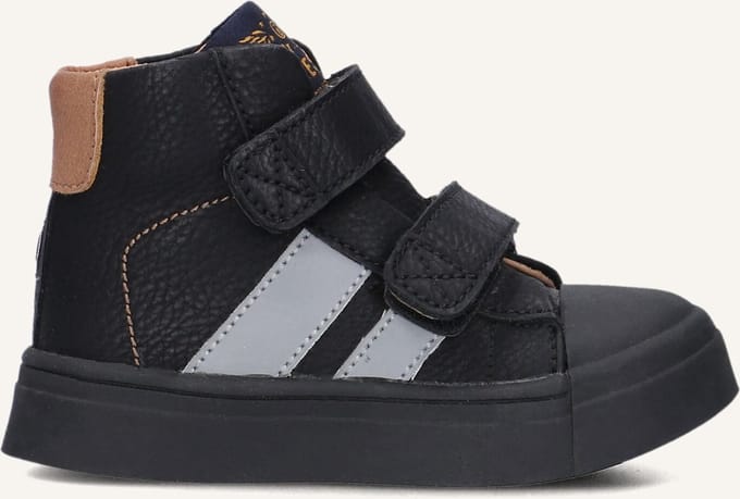 Shoesme zwarte bootie met grijze striping