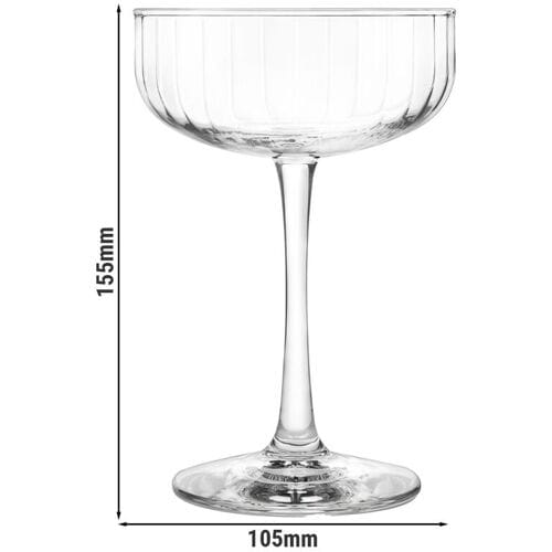 LIBBEY Drinkglas - Cocktailglazen - Martiniglazen - Vaatwasserbestendig - 251ml (12 stuks)