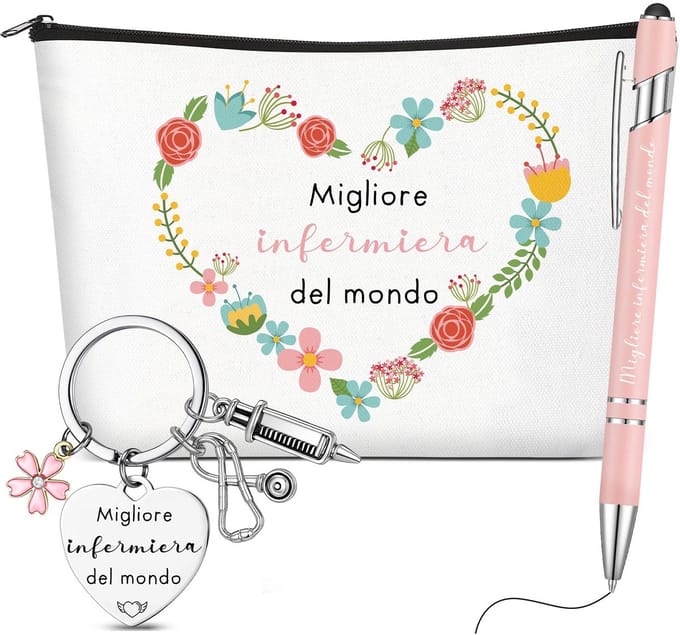 Sleutelhanger - Dailygoods- Verpleegkundige Cadeau Creatieve Clutch