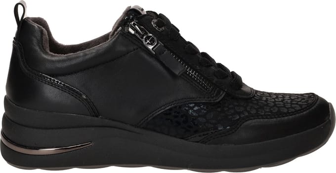 Tamaris Comfort Sneakers zwart Leer - Dames