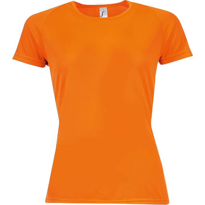 SOLS Dames/Dames Sportief Raglan T-shirt (Neon Oranje)