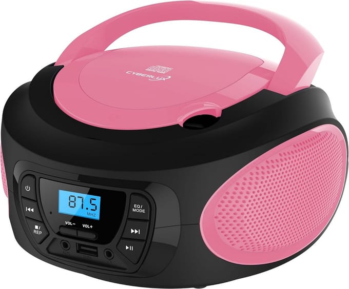 Draagbare CD-speler met USB, FM-Radio en AUX-IN voor Kinderen
