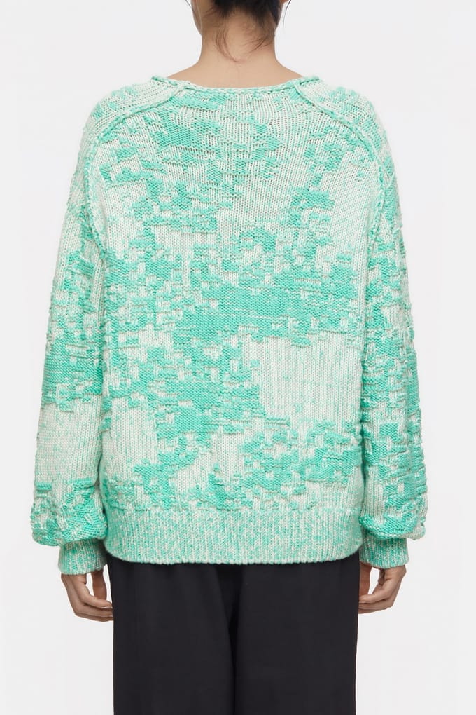 Closed Crew Neck Long Sleeve Knits Green Kick Taglia: S | Maglioni a maglia Outlet | Donna | Verde