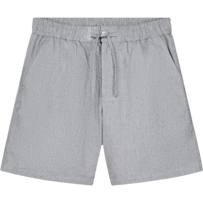 Olaf Seersucker Shorts Shorts Grijs M250403