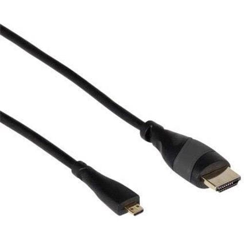 Joy-it HDMI-kabel Raspberry Pi® [1x HDMI-stekker - 1x HDMI-stekker D micro] 1 m Zwart