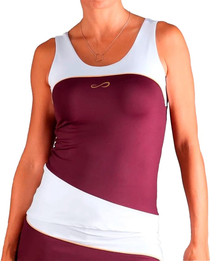 Endless Curve Mouwloos T-shirt Paars XS Vrouw