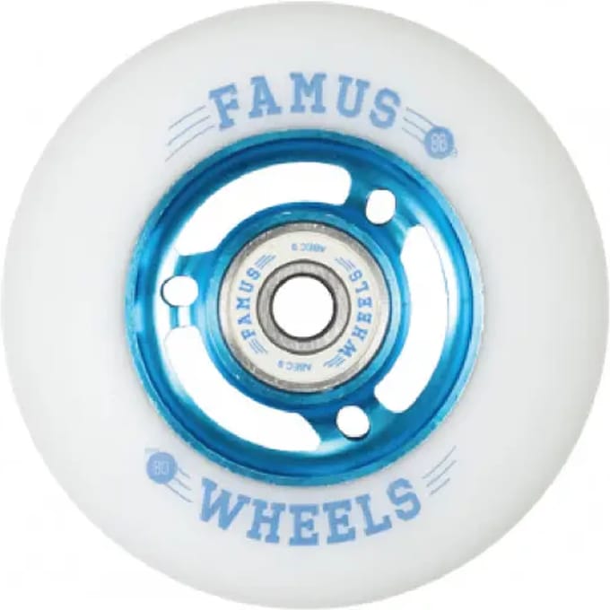 Set van 4 rollerwielen Famus Wheels 88A