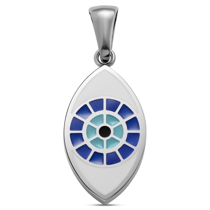 Evil Eye | Zilverkleurige Hanger