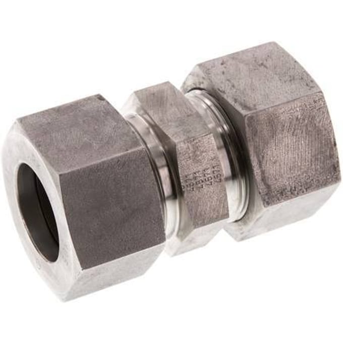 30S RVS Rechte Snijring Koppeling 400 Bar DIN 2353 - FL2S-C-ST-30-S