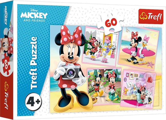 Trefl Minnie Mouse Legpuzzel - 60 stukjes - Vanaf 4 jaar