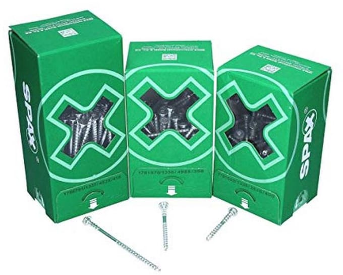 Verstelschroef 6 x 100 mm, platte kop, T-STAR plus T30, 100 stuks