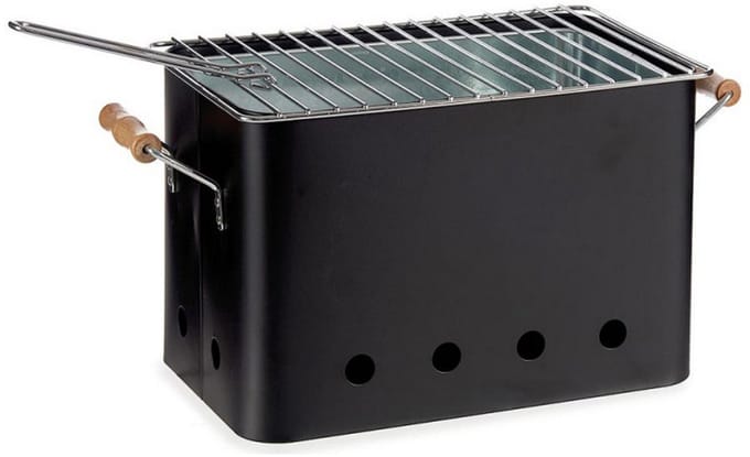 Barbecue Draagbare Met handvatten Ijzer (20,5 x 20,7 x 32 cm)