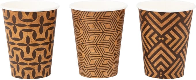 Take Dis - Kartonnen Beker - Voor Cappuchino & Thee 350ML - 50 Stuks - Kartonnen Bekertjes - Drink Bekers