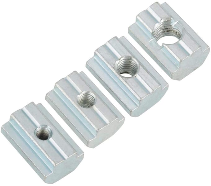 T-slot Moeren 20 stuks set M3 M4 M5 M8 | Aluminium Profiel Accessoires