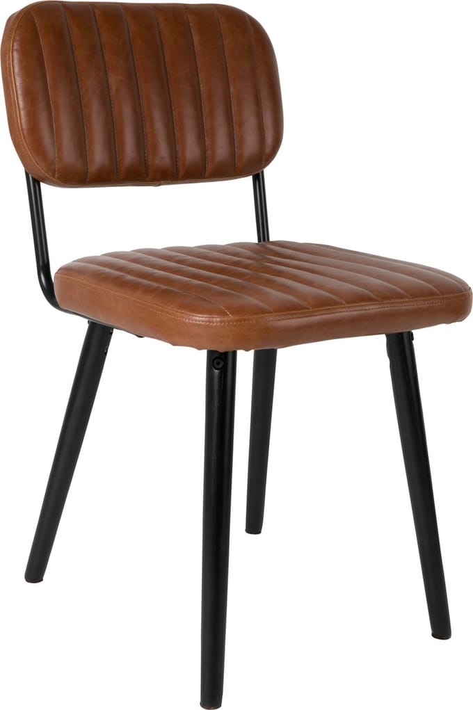 ANLI STYLE CHAIR JAKE WORN BROWN