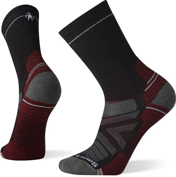 Smartwool Hike Light Cushion Crew Socks Charcoal - Wandelsokken