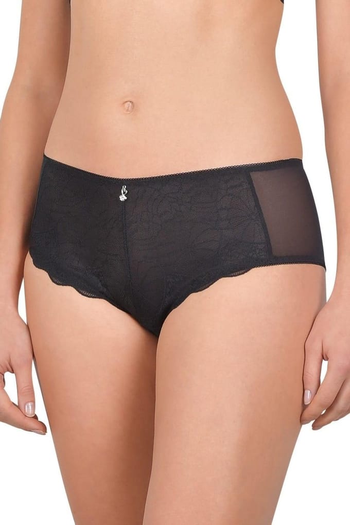 Naturana - Slip met kant - 4112 - Zwart - 44